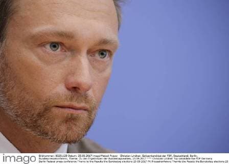 Christian Lindner, Spitzenkandidat der FDP, Deutschland, Berlin, Bundespressekonferenz, Thema: Zu den Ergebnissen der Bundestagswahlen, 25.09.2017
