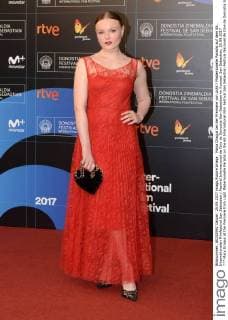 Maria Dragus bei der Premiere von Licht Mademoiselle Paradis auf dem 65. Internationalen Filmfestival San Sebastian Festival Internacional de Cine de Donostia-San Sebastian im Kursaal. San Sebastian, 25.09.2017