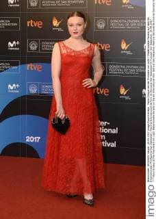 Maria Dragus bei der Premiere von Licht Mademoiselle Paradis auf dem 65. Internationalen Filmfestival San Sebastian Festival Internacional de Cine de Donostia-San Sebastian im Kursaal. San Sebastian, 25.09.2017