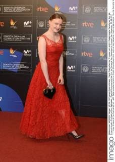 Maria Dragus bei der Premiere von Licht Mademoiselle Paradis auf dem 65. Internationalen Filmfestival San Sebastian Festival Internacional de Cine de Donostia-San Sebastian im Kursaal. San Sebastian, 25.09.2017