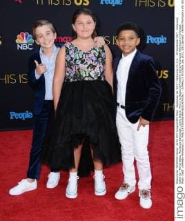 September 26, 2017 - Hollywood, CA, U.S. - 26 September 2017 - Hollywood, California - Parker Bates, Mackenzie Hancsicsak, Lonnie Chavis. This Is Us Season 2 Premiere held at Neuehouse Hollywood in Hollywood. Photo Credit: AdMedia Hollywood U.S. - ZUMAa123 20170926_zaa_a123_108 Copyright: xBirdiexThompsonx