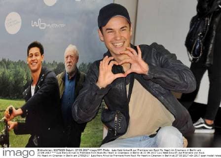Luis Held Ankunft zur Premiere von Rock My Heart im Cinemaxx in Berlin am 27.09.2017