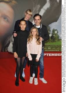Oscar Otrega, Uta Hansen mit den Kindern Josephine und Elise Ankunft zur Premiere von Rock My Heart im Cinemaxx in Berlin am 27.09.2017