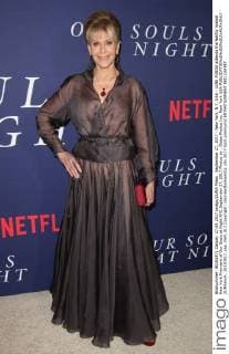 September 27, 2017 - New York, N.Y, USA - JANE FONDA attends the Netflix hosted New York Premiere of Our Souls at Night NYC.September 27, 2017.Photos by , Globe Photos Inc. New York USA - ZUMAms4_ 20170927_zaa_ms4_012 Copyright: xSoniaxMoskowitzx