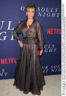 September 27, 2017 - New York, N.Y, USA - JANE FONDA attends the Netflix hosted New York Premiere of Our Souls at Night NYC.September 27, 2017.Photos by , Globe Photos Inc. New York USA - ZUMAms4_ 20170927_zaa_ms4_015 Copyright: xSoniaxMoskowitzx