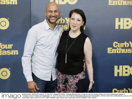 Keegan-Michael Key arrives on the red carpet at the Curb Your Enthusiasm season 9 premiere at SVA Theater on September 27, 2017 in New York City.  NYP20170927142 JOHNxANGELILLO