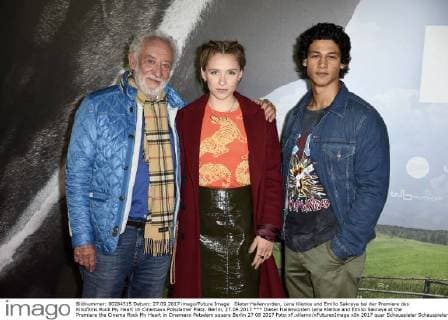 Dieter Hallervorden, Lena Klenke und Emilio Sakraya bei der Premiere des Kinofilms Rock My Heart im Cinemaxx Potsdamer Platz. Berlin, 27.09.2017