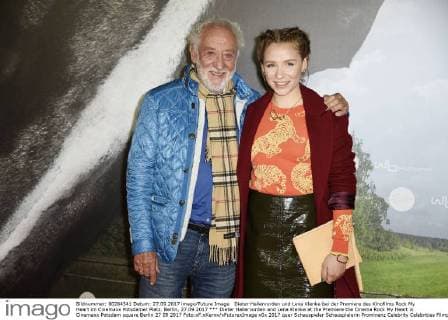 Dieter Hallervorden und Lena Klenke bei der Premiere des Kinofilms Rock My Heart im Cinemaxx Potsdamer Platz. Berlin, 27.09.2017