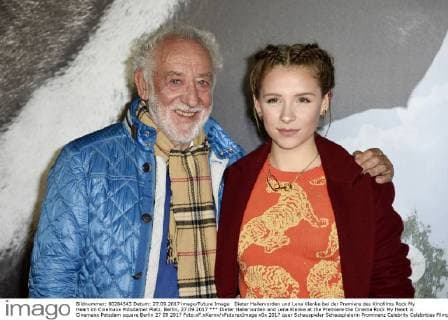 Dieter Hallervorden und Lena Klenke bei der Premiere des Kinofilms Rock My Heart im Cinemaxx Potsdamer Platz. Berlin, 27.09.2017