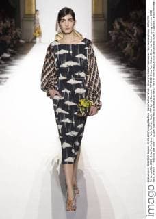 Paris Fashion Week - Dries Van Noten Modenschau Paris Fashion Week. Défile PAP Printemps-Ete 2018. Dries Van Notten. Paris Fashion Week. PAP Spring-Summer PAP 2018. Dries Van Notten. Dries Van Noten, spring-summer 2018 Paris, France