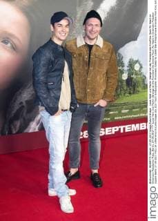 Louis Held und Martin Stange bei der Premiere des Kinofilms Rock My Heart im Cinemaxx Potsdamer Platz. Berlin, 27.09.2017