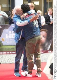 Dieter Hallervorden und Emilio Sakraya bei der Premiere des Kinofilms Rock My Heart im Cinemaxx Potsdamer Platz. Berlin, 27.09.2017