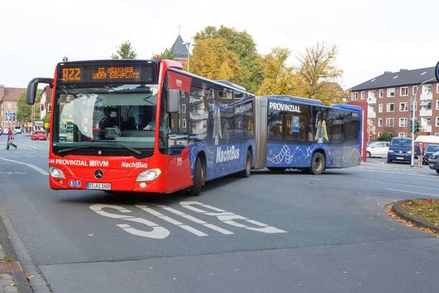 DEU, Deutschland, Nordrhein-Westfalen, Münster, 26.09.2017: Linienbus des RVM (Regionalverkehr Münsterland)