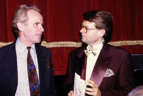 Im Wintergarten Berlin 1992, Senator Volker Hassemer und Veranstalter Peter Schwenkow