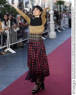 Spanish actress Ana Castillo poses at the red carpet of the 65th San Sebastian International Cinema Festival, where the film La llamada was presented, in San Sebastian, Basque Country, Spain, 28 September 2017. San Sebastian International Cinema Festival !ACHTUNG: NUR REDAKTIONELLE NUTZUNG!  Copyright: xJavierxEtxezarretax SSB010 20170928-636422298587505739