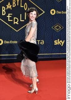 Meret Becker bei der Babylon Berlin Serien Premiere am 28.09.2017 in Berlin. Babylon Berlin (Sky und ARD) Serienpremiere in Berlin, 2017