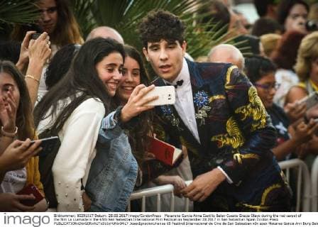Macarena Garcia Anna Castillo Belen Cuesta Gracia Olayo during the red carpet of the film La LLamada in the 65th San Sebastian International Film Festival on September 28 2017 in San Sebastian Spain Cordon Press  JosexIgnacioxUnanue 65 Festival Internacional de Cine de San Sebastian