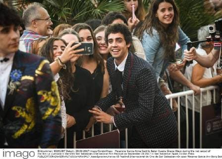 Macarena Garcia Anna Castillo Belen Cuesta Gracia Olayo during the red carpet of the film La LLamada in the 65th San Sebastian International Film Festival on September 28 2017 in San Sebastian Spain Cordon Press  JosexIgnacioxUnanue 65 Festival Internacional de Cine de San Sebastian