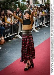 Macarena Garcia Anna Castillo Belen Cuesta Gracia Olayo during the red carpet of the film La LLamada in the 65th San Sebastian International Film Festival on September 28 2017 in San Sebastian Spain Cordon Press  JosexIgnacioxUnanue 65 Festival Internacional de Cine de San Sebastian