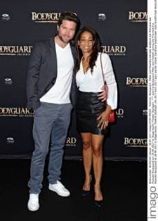 Premire: Bodyguard . Peter und Maykelis Ketnath anläßlich der Premiere des Musicals Bodyguard am 28.09.2017 im Stage Apollo Theater Stuttgart.