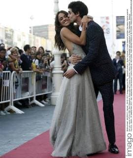 Spanish director Javier Ambrosi (L) and Spanish actress Macarena Garcia pose at the red carpet of the 65th San Sebastian International Cinema Festival, where their film La llamada was presented, in San Sebastian, Basque Country, Spain, 28 September 2017. San Sebastian International Cinema Festival !ACHTUNG: NUR REDAKTIONELLE NUTZUNG!  Copyright: xJavierxEtxezarretax SSB021 20170928-636422330696057391
