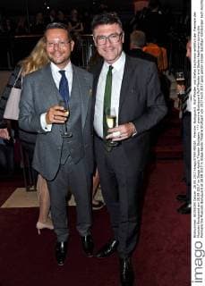 Premire: Bodyguard . Rolf Pfander und Stefan Kaufmann anläßlich der Premiere des Musicals Bodyguard am 28.09.2017 im Stage Apollo Theater Stuttgart.