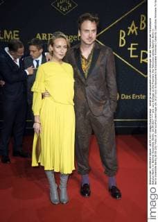 Severija Janusauskaite und Lars Eidinger bei der Premiere der Fernsehserie Babylon Berlin im Berliner Ensemble. Berlin, 28.09.2017