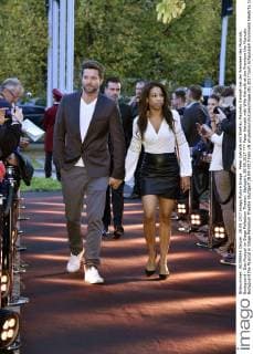 Peter Ketnath mit Ehefrau Maykelis Ketnath bei der Premiere des Musicals Bodyguard - Das Musical im Stage Palladium Theater. Stuttgart, 28.09.2017