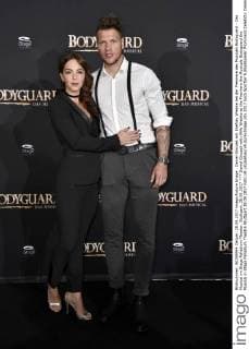 Daniel Ginczek mit Ehefrau Wiebke bei der Premiere des Musicals Bodyguard - Das Musical im Stage Palladium Theater. Stuttgart, 28.09.2017