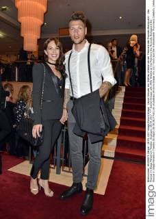 Daniel Ginczek mit Ehefrau Wiebke bei der Premiere des Musicals Bodyguard - Das Musical im Stage Palladium Theater. Stuttgart, 28.09.2017