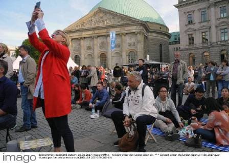 Konzert Unter den Linden open air.