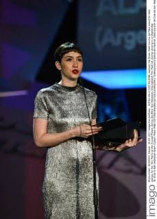 SOFÃA GALA CASTIGLIONE receives the Silver Shell Concha de Plata award for best actress for her film Alanis at the Kursaal Palace during the 65nd San Sebastian International Film Festival closing ceremony on September 30 2016 in San Sebastian Spain Cordon Press  JosexIgnacioxUnanue 65 Festival Internacional de Cine de San Sebastian