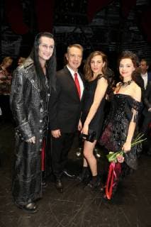 Premiere TANZ DER VAMPIRE Wien, Ronacher, 30. 09. 2017 Drew SARICH, Cornelius BALTUS, Morgane POLANSKI, Diana SCHNIERER