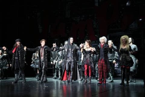 Premiere TANZ DER VAMPIRE Wien, Ronacher, 30. 09. 2017 Raphael GROß. Drew SARICH, Diana SCHNIERER, Sebastian BRANDMEIR