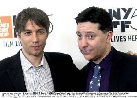 Sean Baker und Chris Bergoch bei der Premiere von The Florida Project auf dem 55. New York Film Festival in der Alice Tully Hall. New York, 01.10.2017