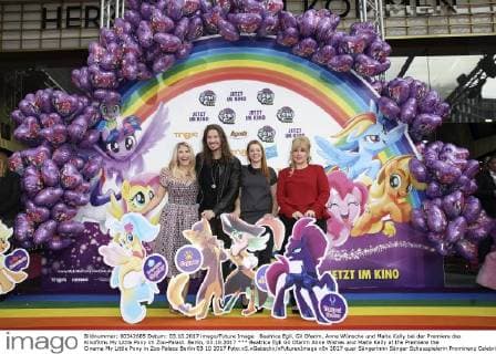 Beatrice Egli, Gil Ofarim, Anne Wünsche und Maite Kelly bei der Premiere des Kinofilms My Little Pony im Zoo-Palast. Berlin, 03.10.2017