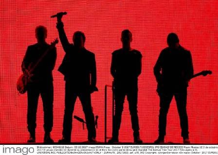 October 3 2017 EUM20171003ESP21 JPG CIUDAD DE MEXICO Music Musica U2 3 de octubre 2017 El grupo irlandes U2 durante su presentacion en el Foro Sol como parte de su gira mundial The Joshua Tree Tour 2017 Foto Agencia EL UNIVERSAL RCC  - ZUMAu78_ 20171003_zaf_u78_093 Copyright: xJorgexSerratosx