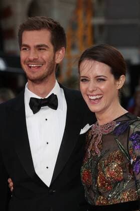 . 04 10 2017. London, United Kingdom. Andrew Garfield and Claire Foy arriving for the premiere of their new film Breathe on the opening night gala of the London Film Festival.  xStephenxLockx xi-Imagesx IIM-16047-0012