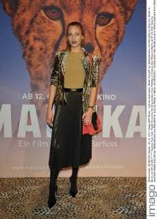 Cosima Auermann, Model Ankunft zur Weltpremiere von MALAIKA im Kino Zoo Palast in Berlin am 04.10.2017