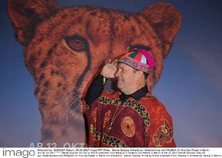 Daniel Stocker Ankunft zur Weltpremiere von MALEIKA im Kino Zoo Palast in Berlin am 04.10.2017