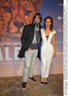 Director Farouk El-Khalili, Nina Maleika Ankunft zur Weltpremiere von MALEIKA im Kino Zoo Palast in Berlin am 04.10.2017