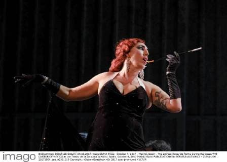 October 4, 2017 - Madrid, Spain - The actress Rossy de Palma during the opera THE CANTOR OF MEXICO at the Teatro de la Zarzuela in Mdrid. Spain. October 4, 2017 Madrid Spain  - ZUMAn230 20171004_zaa_n230_310 Copyright: xOscarxGonzalezx