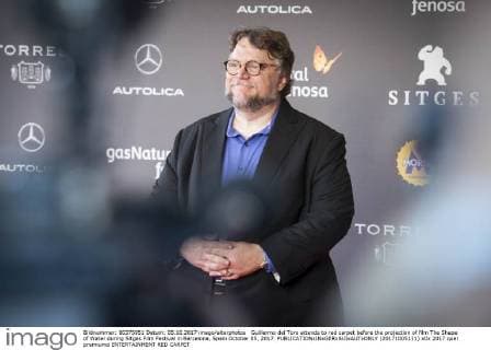Guillermo del Toro attends to red carpet before the projection of film The Shape of Water during Sitges Film Festival in Barcelona, Spain October 05, 2017.  (20171005111)