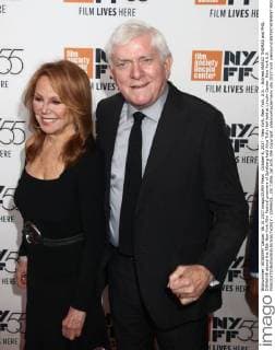 October 6, 2017 - New York, New York, U.S. - Actress MARLO THOMAS and PHIL DONAHUE attend the 55th New York Film Festival premiere of Spielberg held Alice Tully Hall held at Lincoln Center. New York U.S. - ZUMAk03_ 20171006_zaf_k03_056 Copyright: xNancyxKaszermanx