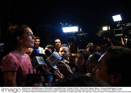 October 5, 2017 - Mexico City, Mexico, Mexico - Actress Cecilia Galeano is seen attending a press conference to promote The theater play Snow White and the Seven Dwarfs on October 06, 2017 in Mexico City, Mexico Mexico City Mexico  - ZUMAn230 20171005_zaa_n230_490 Copyright: xCarlosxTischlerx