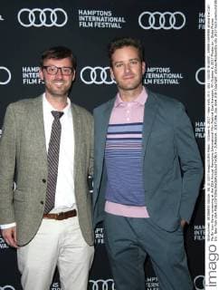 October 6, 2017 - New York, N.Y, USA - DAVID NUGENT, ARMIE HAMMER attend the Call Me By Your Name screening at the 25th Annual Hamptons International Film Festival.East Hampton, NY.October 6, 2017.Photos by , Globe Photos Inc. New York USA - ZUMAms4_ 20171006_zaa_ms4_018 Copyright: xSoniaxMoskowitzx