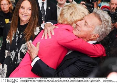 Emma Thompson und Dustin Hoffman bei der Premiere von The Meyerowitz Stories (New and Selected) auf dem 61. BFI London Film Festival im Embankment Gardens Cinema. London, 06.10.2017 Emma Thompson, Dustin Hoffman