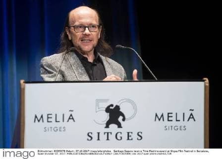 Santiago Segura receive Time Machine award at Sitges Film Festival in Barcelona, Spain October 07, 2017.  (20171007089)