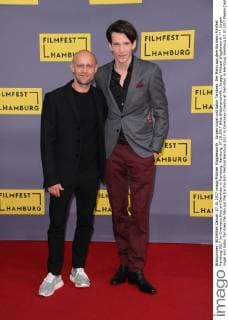Jürgen Vogel und Sabin Tambrea. Der Mann aus dem Eis beim Filmfest Hamburg 2017 im Cinemaxx Kino am Dammtor in Hamburg. Hamburg, 07.10.2017 Bitte Bildunterschrift : Imago Michael Wigglesworth