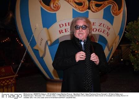 Bernhard Paul Gala-Premiere Circus Roncalli 40 Jahre Reise zum Regenborgen München 07. Oktober 2017